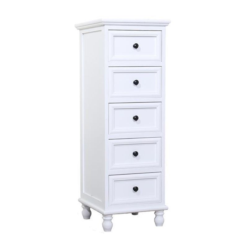 Solid Wood Accent Chest with Drawers 13.77" Wide Chest with Bun Feet Clearhalo 'Cabinets & Chests' 'cabinets_chests' 'furn' 'furn_cabinets_chests' 'Furniture' 'Living Room Furniture' 1200x1200_94ba97fd-5df7-42d3-97a7-703fa2f63773