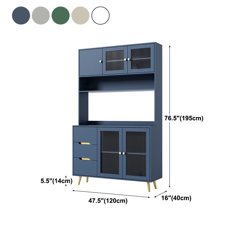 3 Drawer Sideboard Glam Style 78-inch Height Cupboard for Living Room Clearhalo 'buffet_sideboard' 'Buffets & Sideboards' 'furn' 'furn_buffet_sideboard' 'Furniture' 'furniture_buffet_sideboard' 'Kitchen & Dining Furniture' 1200x1200_94bad2d6-c60b-4393-91cc-ccc7af8e135c