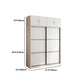 Wit gemanipuleerde houten garderobe armoire moderne schuifgarderobe kast