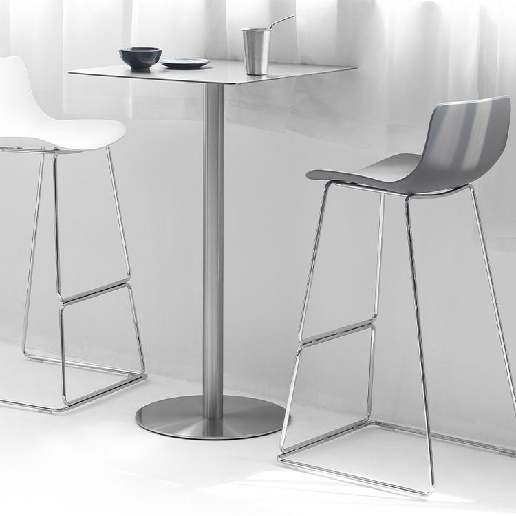 Nordic Plastic Bar Stool Bucket Counter Bar Stool with Metal Legs Clearhalo 'Bar Furniture' 'Bar Stools' 'bar_stools' 'furn' 'furn_bar_stools' 'Furniture' 'furniture_bar_stools' 'Kitchen & Dining Furniture' 1200x1200_94bb1592-0026-4e11-a929-9f9f8bd35272