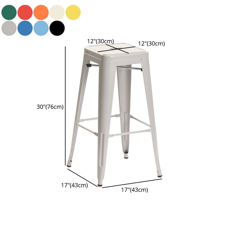 Industrial Style Bar Stools Stackable Wrought Iron Bar Cafe Metal High Chairs Clearhalo 'Bar Furniture' 'Bar Stools' 'bar_stools' 'furn' 'furn_bar_stools' 'furniture_bar_stools' 'Kitchen & Dining Furniture' 'kitchen&dining_furn' 'kitchen' 'kitchen_furn' Furniture' 1200x1200_94bb9bed-307d-4df9-9319-f7087dbca071