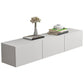 Scandinavian Enclosed Storage TV Media Console Wood Stand Console for Living Room