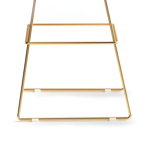 Glam Iron Polstered Bar Stool Armless Rückenlehne für Bristol gepolstert