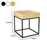 Mortore moderno moderno da comodino moderno da 17,72 pollici.