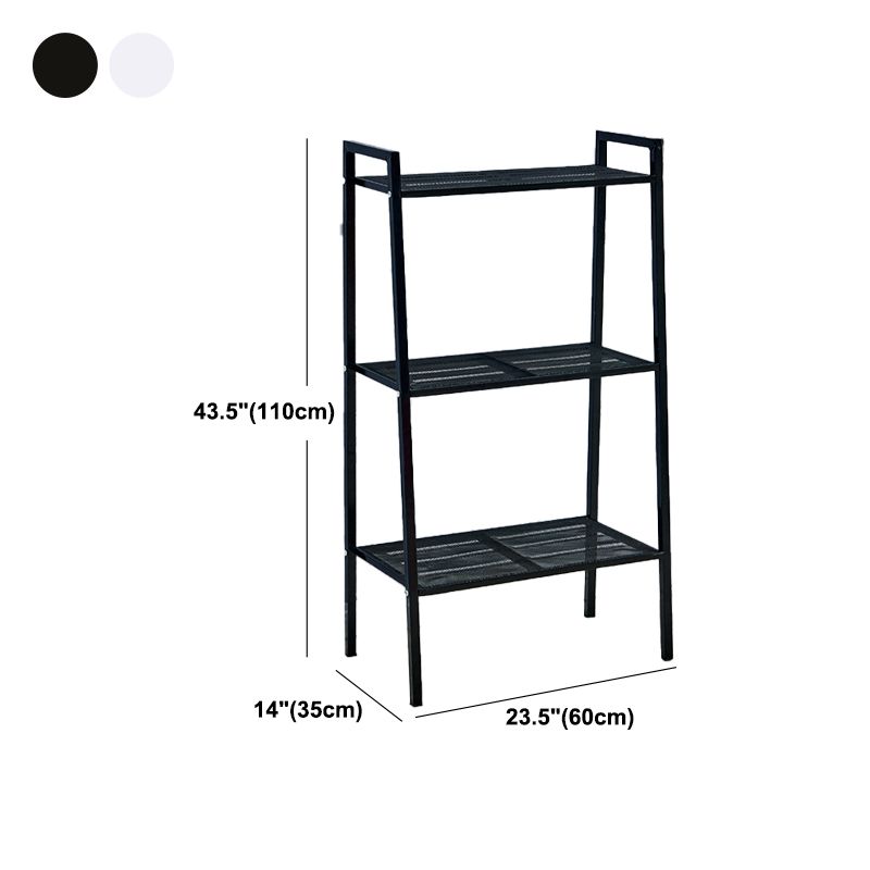 Ladder Bookshelf Metal Contemporary Open Bookcase for Home Office Clearhalo 'Bookcases' 'furn' 'furn_bookcases' 'Furniture' 'furniture_bookcases' 'Office Furniture' 1200x1200_94c1a95d-cd22-40a6-bdc9-70696c1fcb02