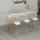 Stone Top Bar Counter Rectangle Contemporary Bar Counter with Sled Base Clearhalo 'Bar Furniture' 'Bar Tables' 'bar_tables' 'furn' 'furn_bar_tables' 'Furniture' 'furniture_bar_tables' 'Kitchen & Dining Furniture' 1200x1200_94c1d940-e85a-482f-9f77-049bd9d3c007