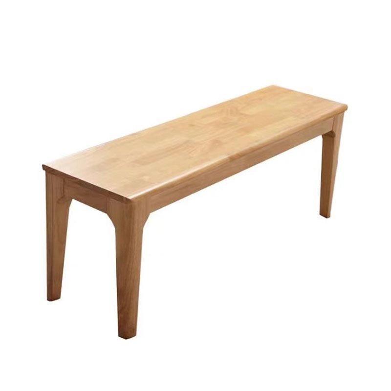 Mid-Century Modern Bedroom Bench 17.7" Height Rectangle Seating Bench with Legs Clearhalo 'Benches' 'Chairs & Seating' 'furn' 'furn_benches' 'Furniture' 'Living Room Furniture' 1200x1200_94c2ddaa-cf79-4887-b499-024cf9042491