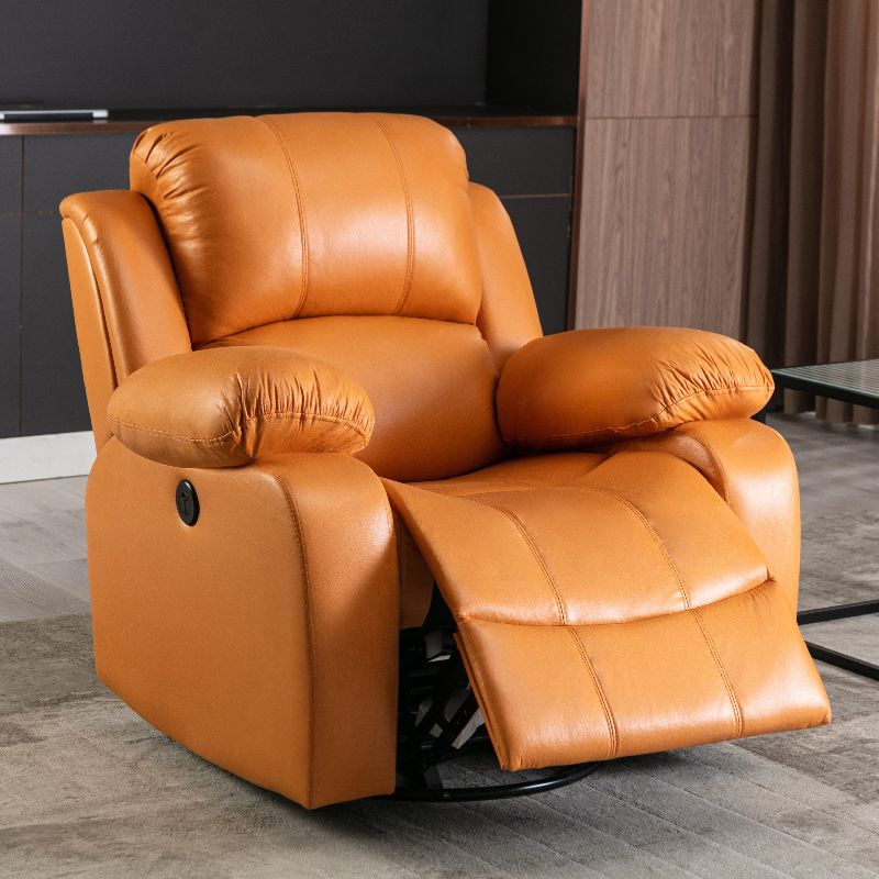 Standard (No Motion) Recliner Chair Fux Leather Recliner Home Theater
