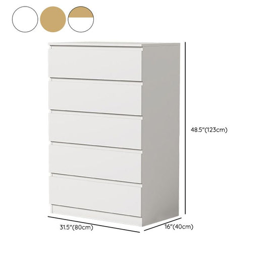 Contemporary Storage Chest Manufactured Wood Dresser , 15.6 Inch W