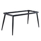 Industrial Style Sintered Stone Dining Carbon Steel Base Rectangle Table for Home Clearhalo ' dining_table' 'Dining Tables & Seating' 'Dining Tables' 'furn' 'furn_dining_table' 'Furniture' 'furniture_dining_table' 'Kitchen & Dining Furniture' 'kitchen&dining_furn' 'kitchen' 'kitchen_dining_table' 1200x1200_94c67067-7626-48c6-ba82-82e58ed6e945
