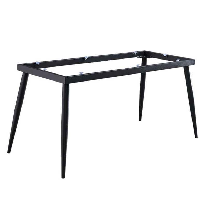 Industrial Style Sintered Stone Dining Carbon Steel Base Rectangle Table for Home Clearhalo ' dining_table' 'Dining Tables & Seating' 'Dining Tables' 'furn' 'furn_dining_table' 'Furniture' 'furniture_dining_table' 'Kitchen & Dining Furniture' 'kitchen&dining_furn' 'kitchen' 'kitchen_dining_table' 1200x1200_94c67067-7626-48c6-ba82-82e58ed6e945