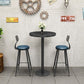 Black Sintered Stone Bar Table Dining Table for Kitchen Living Room Coffee Room Clearhalo 'Bar Furniture' 'Bar Tables' 'bar_tables' 'furn' 'furn_bar_tables' 'Furniture' 'Kitchen & Dining Furniture' 1200x1200_94cc84b0-4d97-4367-8c63-11f6419ca081