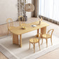 Modern 1/3/4/5/7 Pieces Rectangle Dining Set Solid Wood Dinette Table with Chairs Clearhalo 'Dining Room Sets' 'Dining Tables & Seating' 'dining_room_set' 'furn' 'furn_dining_room_set' 'Furniture' 'Kitchen & Dining Furniture' 1200x1200_94cdb906-3979-438b-a336-f7b1be6057b1