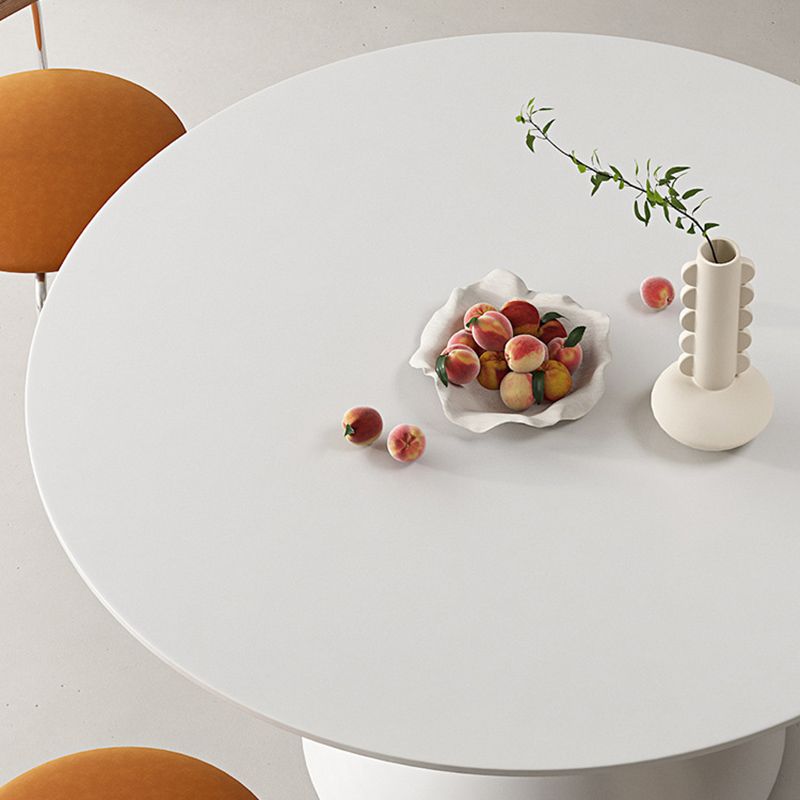 Modern 1/3/4/5 Pieces Dining Set Round Stone Dining Table for Cafe Clearhalo 'Dining Room Sets' 'Dining Tables & Seating' 'dining_room_set' 'furn' 'furn_dining_room_set' 'Furniture' 'Kitchen & Dining Furniture' 1200x1200_94cf7083-8314-4ea1-890a-a13599596266