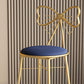Glam Armless Backrest Counter Stool Iron Cashier Bar Stool with Cushion and Pedal Clearhalo 'Bar Furniture' 'Bar Stools' 'bar_stools' 'furn' 'furn_bar_stools' 'Furniture' 'Kitchen & Dining Furniture' 1200x1200_94d01c2c-6e78-4a8d-a3b3-79030eee6127