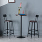 Industrial Metal Base Bar Table Black Iron Solid Wood Patio Bar Table Clearhalo 'Bar Furniture' 'Bar Tables' 'bar_tables' 'furn' 'furn_bar_tables' 'Furniture' 'Kitchen & Dining Furniture' 1200x1200_94d12224-bb1b-4172-9907-1a729e0d1987