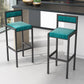 Scandinavian Upholstered Bar Stools for Kitchen Armless Square Stools Clearhalo 'Bar Furniture' 'Bar Stools' 'bar_stools' 'furn' 'furn_bar_stools' 'Furniture' 'furniture_bar_stools' 'Kitchen & Dining Furniture' 1200x1200_94d3e66c-df41-422a-8744-001e5fa97197