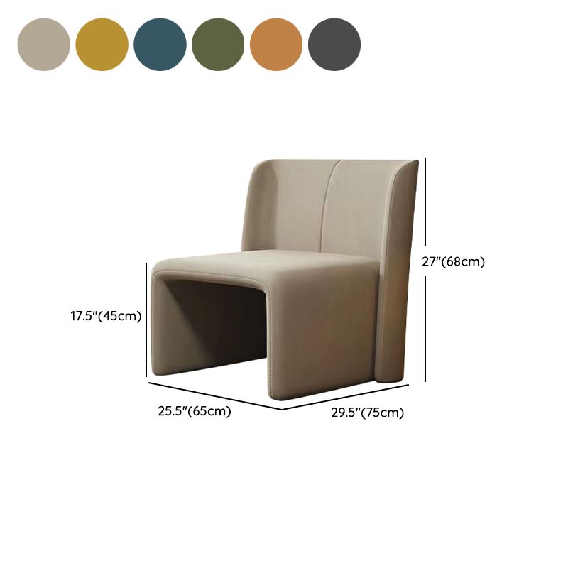 Moderne stijl eetkamerstoel Velvet Parsons zijstoel voor woonkamer