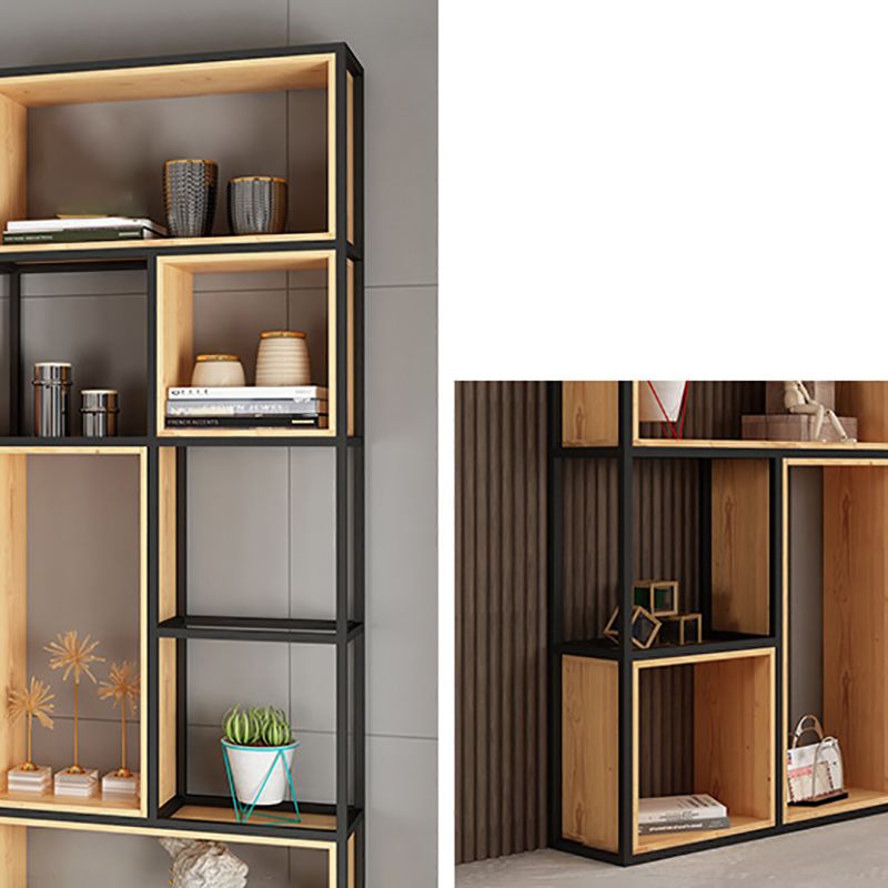 9.84" W Industrial Antique Finish Shelf Bookcase Etagere Metal Bookshelf Clearhalo 'Bookcases' 'furn' 'furn_bookcases' 'Furniture' 'Office Furniture' 1200x1200_94d71131-1d2b-4f8e-998b-30d6ffd0be3c