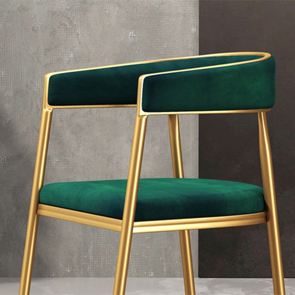 Nordic Style Open Back Dining Side Chair Linen Fabric Dining Armless Chair Clearhalo ' kitchen&dining_furn' 'Dining Chairs' 'Dining Tables & Seating' 'dining_chair' 'furn' 'furn_dining_chair' 'Furniture' 'furniture_dining_chair' 'Kitchen & Dining Furniture' 'kitchen' 1200x1200_94da6c81-1041-4a8a-80c5-b52a334e6f05