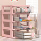 Plastic File Cabinet Modern Transparent Rabbit Drawers Vertical File Cabinet
