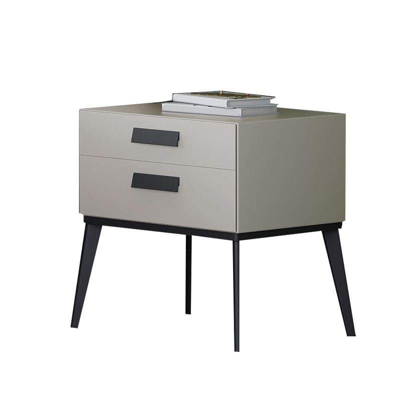 Wooden and Leather Bedside Cabinet Modern Minimalist Bedside Table with Drawers Clearhalo 'Bedroom Furniture' 'furn' 'furn_night_stand' 'Furniture' 'night_stand' 'Nightstands' 1200x1200_94df6b3b-81b5-4e6b-ae0f-4bfceab58e5f