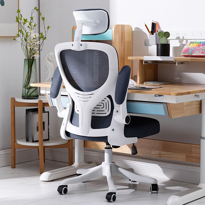 High Back Office Chair with Sponge Cushion Adjustable Arm Office Chair for Office Clearhalo 'furn' 'furn_office_chair' 'Furniture' 'furniture_office_chair' 'Office Chairs' 'Office Furniture' 'office_chair' 1200x1200_94dfeec7-e6f6-4a24-a976-6ca25e87c2b0