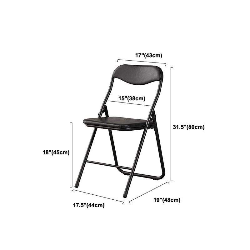 アームレス布張りのオフィスチェアブラックレザーローバックオフィスチェア