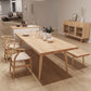 Contemporary Natural Wood Table Ash Rectangle Dining Table with 4 Legs Clearhalo 'Dining Tables & Seating' 'Dining Tables' 'dining_table' 'furn' 'furn_dining_table' 'Furniture' 'furniture_dining_table' 'Kitchen & Dining Furniture' 'kitchen' 'kitchen_dining_table' 1200x1200_94e8c76b-979b-4306-ae49-396e1cb8a72a