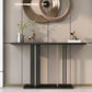 Modern Stone Console Tabla 1 Estante de 31.5 "Mesa al final de la altura para Hall