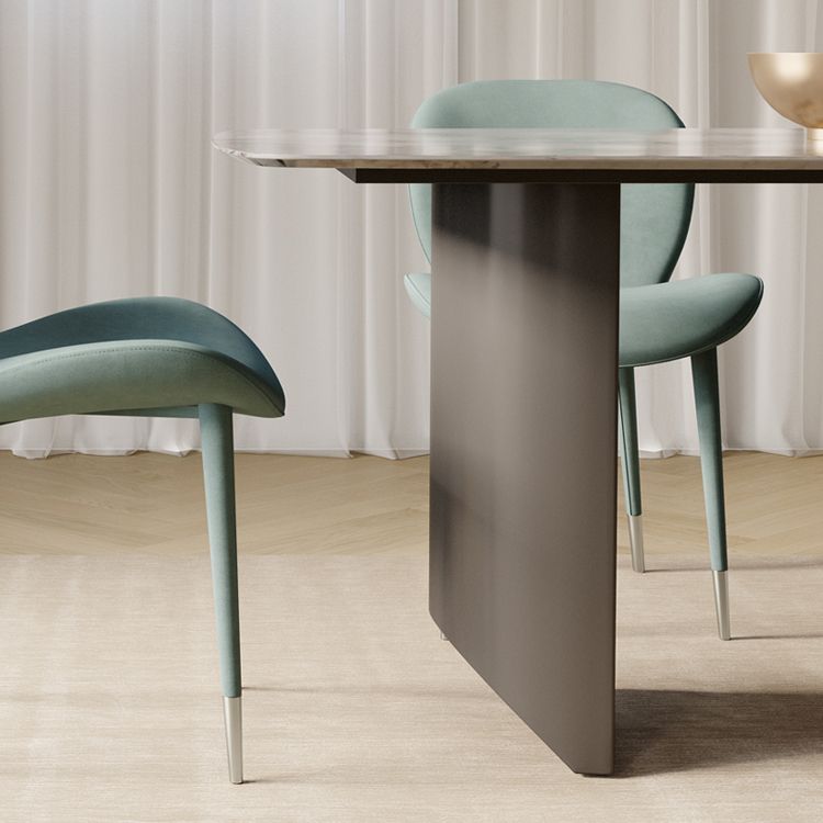 Modern Rectangle Dining Table Set 1/4/5/7 Pieces Sintered Stone Top Dinette Set Clearhalo 'Dining Room Sets' 'Dining Tables & Seating' 'dining_room_set' 'furn' 'furn_dining_room_set' 'Furniture' 'furniture_dining_room_set' 'Kitchen & Dining Furniture' 1200x1200_94e929bf-5938-47d3-b850-4e729b57a1c8