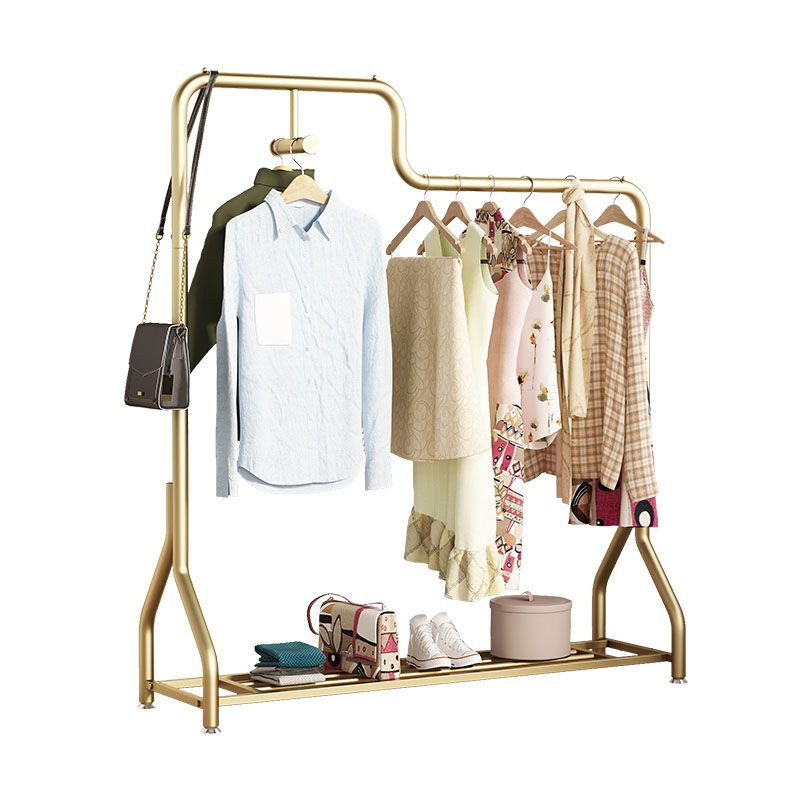 Albero moderno della sala in metallo con tappeto per appendiabiti per manuali da stoccaggio