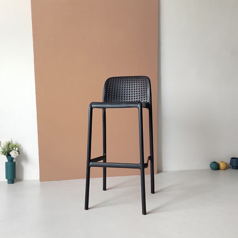 Modern Plastic Bristol Stool Footrest Matte Finish Stackable Barstool Clearhalo 'Bar Furniture' 'Bar Stools' 'bar_stools' 'furn' 'furn_bar_stools' 'Furniture' 'furniture_bar_stools' 'Kitchen & Dining Furniture' 1200x1200_94f38e92-086b-4cce-9cfe-2fa8b5ee0351