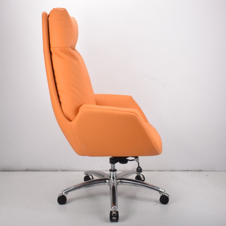 Modern & Contemporary Upholstered Chair Orange Task High Back Chair Clearhalo 'furn' 'furn_office_chair' 'Furniture' 'Office Chairs' 'Office Furniture' 'office_chair' 1200x1200_94f659bc-9e1b-43ac-88e0-d0de928a7e18