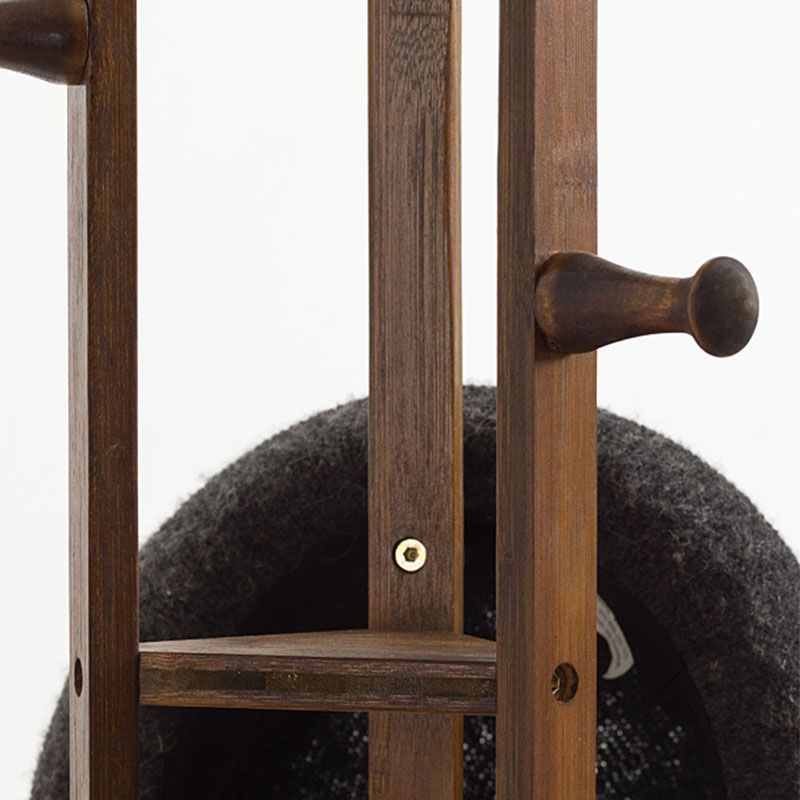 Contemporary Wood Entry Hall Tree Standing Coat Rack with Hooks Clearhalo 'Entry & Mudroom Furniture' 'furn' 'furn_hall_tree_coat_racks' 'Furniture' 'Hall Trees & Coat Racks' 'hall_tree_coat_racks' 1200x1200_94f69f21-1792-4a1a-84ba-1fc1b65544e7