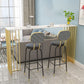 Modern Iron Bar Dining Table with Stone Top Rectangle Indoor Bistro Table Clearhalo 'Bar Furniture' 'Bar Tables' 'bar_tables' 'furn' 'furn_bar_tables' 'Furniture' 'furniture_bar_tables' 'Kitchen & Dining Furniture' 1200x1200_94f75e0a-d56b-42f7-b5cf-1470d03d6cca