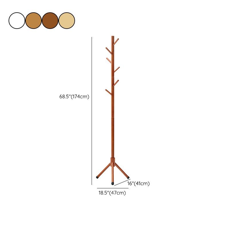 Solid Wood Entry Hall Tree Free Standing Coat Hanger for Hallway Clearhalo 'Entry & Mudroom Furniture' 'furn' 'furn_hall_tree_coat_racks' 'Furniture' 'Hall Trees & Coat Racks' 'hall_tree_coat_racks' 1200x1200_94f8852a-9a8b-458f-b825-2b13b987139e