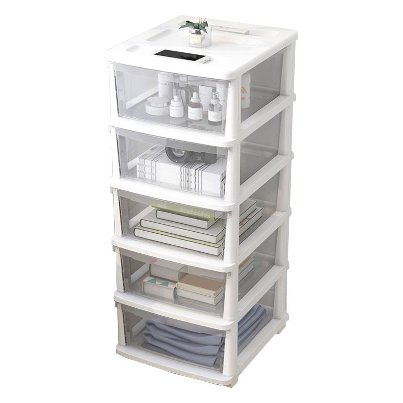 Libreria in stile moderno chiusura della libreria di plastica per l'home office