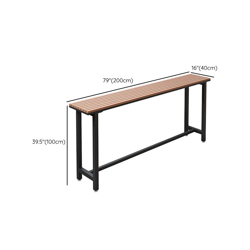 Industrial Bar Height Pub Table Rectangle Pub Height Dining Table Clearhalo 'Bar Furniture' 'Bar Tables' 'bar_tables' 'furn' 'furn_bar_tables' 'Furniture' 'Kitchen & Dining Furniture' 1200x1200_94fa9155-61bf-4414-9d73-0f974ae5598d