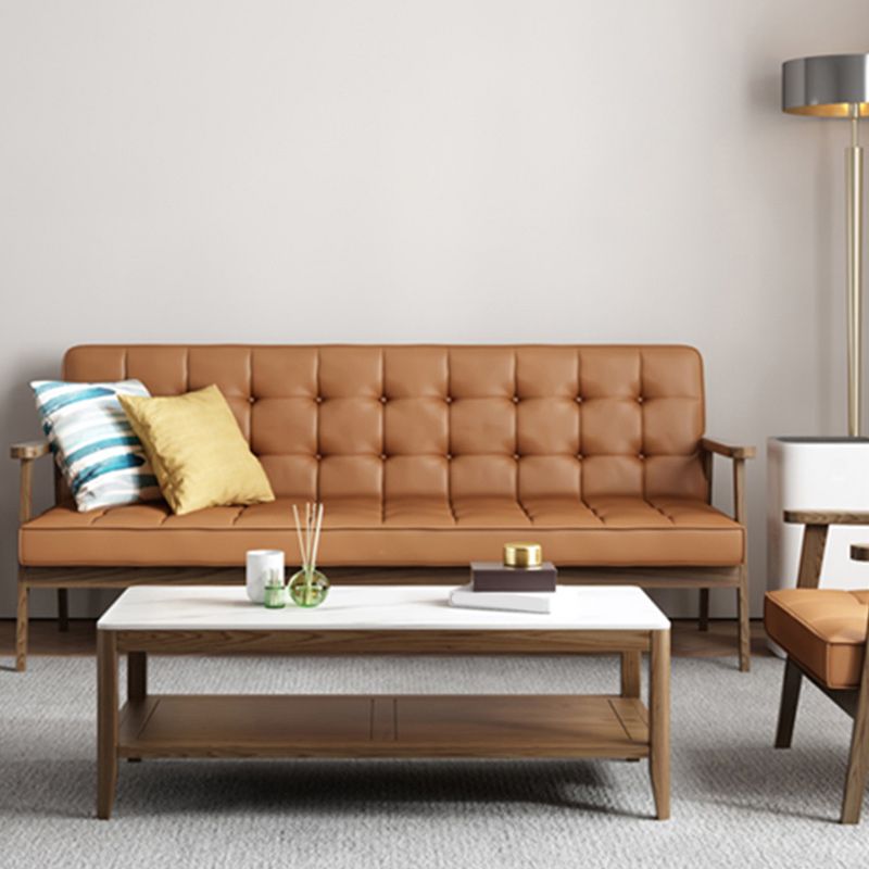 Canapé en cuir en faux