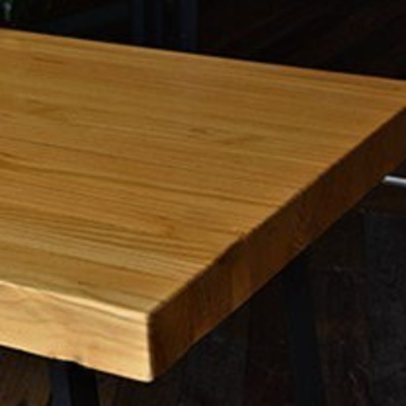 Natural Finish Solid Wood Dining Set 1/2/5 Pcs Industrial Dinette Table Set for Home Clearhalo 'Dining Room Sets' 'Dining Tables & Seating' 'dining_room_set' 'furn' 'furn_dining_room_set' 'Furniture' 'Kitchen & Dining Furniture' 1200x1200_95005b0c-115d-4391-803b-4ccadd5bb2ba