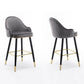 Low Back Matte Finish Bar Stool Footrest Armed Glam Upholstered Stool Clearhalo 'Bar Furniture' 'Bar Stools' 'bar_stools' 'furn' 'furn_bar_stools' 'furniture_bar_stools' 'Kitchen & Dining Furniture' 'kitchen&dining_furn' 'kitchen' 'kitchen_furn' Furniture' 1200x1200_95036105-e21e-4024-995e-9b65819fef12