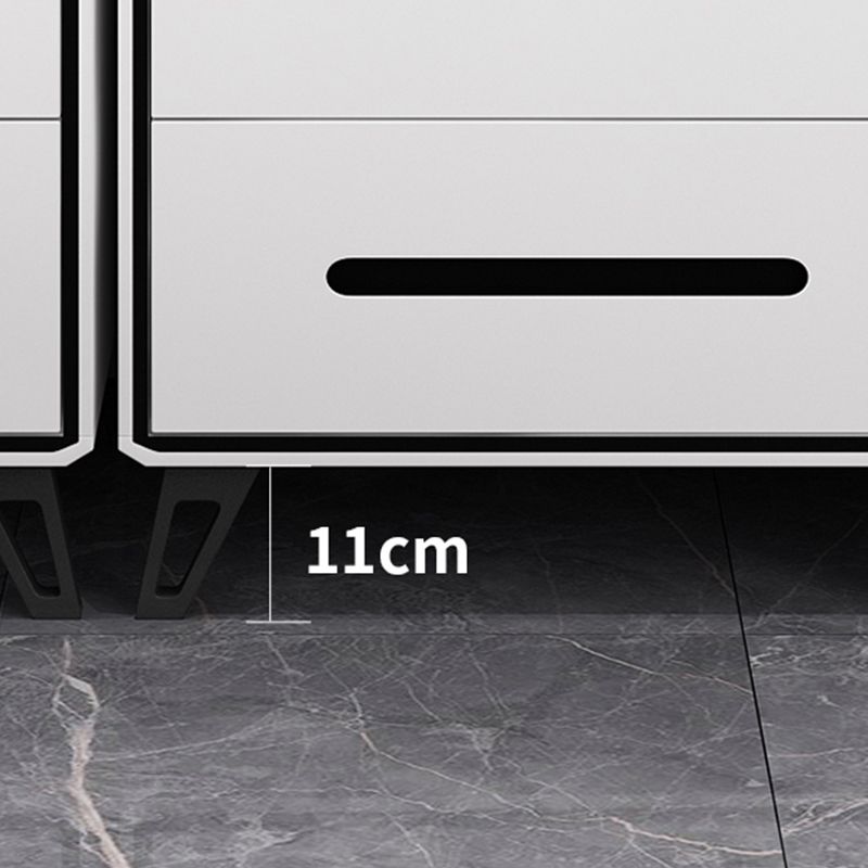 16" W Modern Storage Chest Dresser White Vertical Storage Chest with 3/4/5 Drawers Clearhalo 'Bedroom Furniture' 'Dressers & Chests' 'dressers_chests' 'furn' 'furn_dressers_chests' 'Furniture' 1200x1200_95047909-462e-4de0-81a5-f04d83c94a89