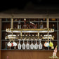 Glam Hanging Wine Rack Metal Wine Bottle & Glass Rack for Bar