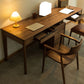 Table de bureau en bois massif moderne Home Writing Desk avec 5 tiroirs