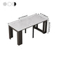 70'' Foldable Sintered Stone Top Dining Table Modern Rectangle Table with 5 Legs Clearhalo ' dining_table' 'Dining Tables & Seating' 'Dining Tables' 'furn' 'furn_dining_table' 'Furniture' 'furniture_dining_table' 'Kitchen & Dining Furniture' 'kitchen&dining_furn' 'kitchen' 'kitchen_dining_table' 1200x1200_950ad404-48f4-490c-8851-dc172af9ae76