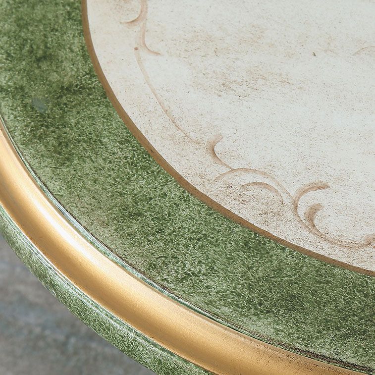 Tavolino in legno in legno in stile country francese 26.77 "tavolo da piedistallo alto