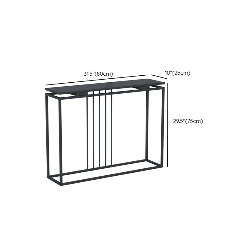 Table accent de console moderne Table de console finition antique en métal