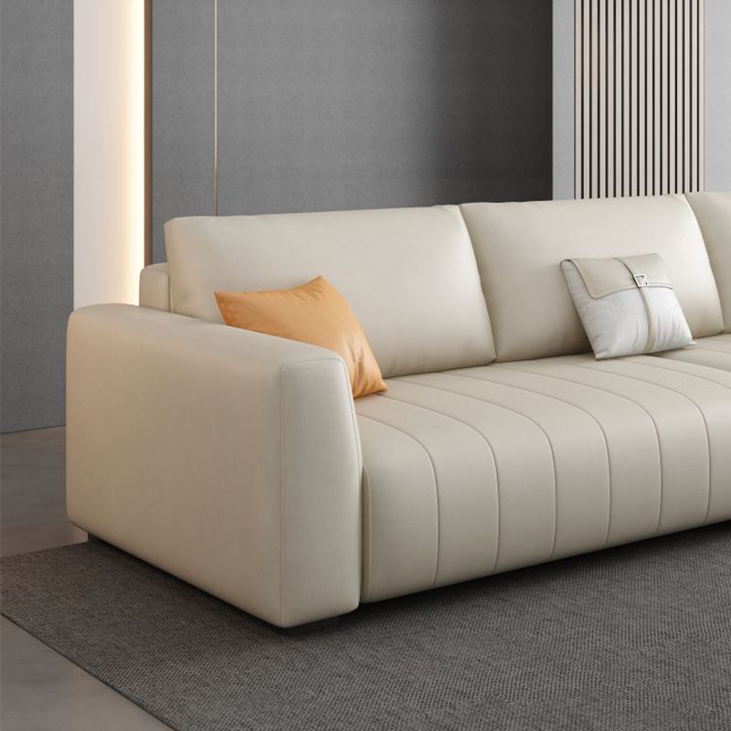 Standard Contemporary Square Arm Faux Leather Stain Resistant Sofa Couch Clearhalo 'furn' 'furn_sofas' 'Furniture' 'furniture_sofas' 'Living Room Furniture' 'Sofa' 'sofas' 1200x1200_9510e9cd-0dcc-4b32-9c48-9e696abc471c