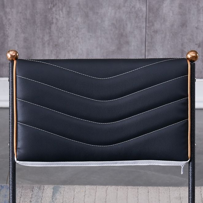 Modern Indoor-Outdoor Metal Side Chair Folding Open Back Dining Side Chair Clearhalo ' kitchen&dining_furn' 'Dining Chairs' 'Dining Tables & Seating' 'dining_chair' 'furn' 'furn_dining_chair' 'Furniture' 'furniture_dining_chair' 'Kitchen & Dining Furniture' 'kitchen' 1200x1200_95136e5c-8278-404a-9a35-4b618df81568